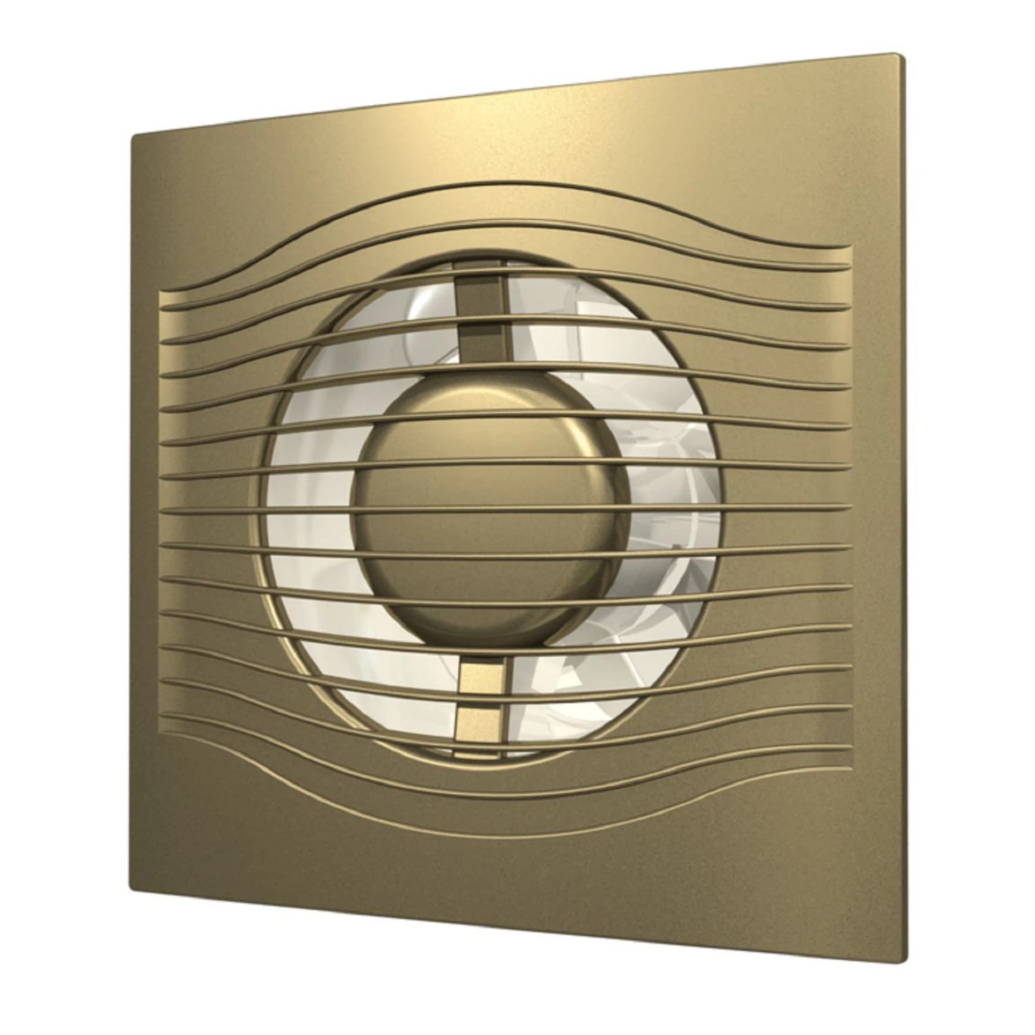 Изображение товара Вентилятор вытяжной осевой накладной 100мм SLIM 4C champagne с обр.клапаном шампань, DiCiTi