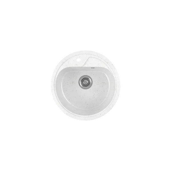 

мойка кухонная мраморная greenstone 44,5x44,5 grs-04-331 белый