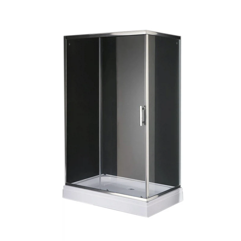 Изображение товара Душевое ограждение Loranto CS-8021S 120х80 см с раздвижной дверью и прозрачным стеклом
