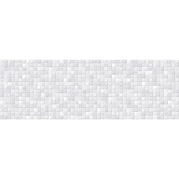 

плитка настенная glass blanco белый 25x75 904131