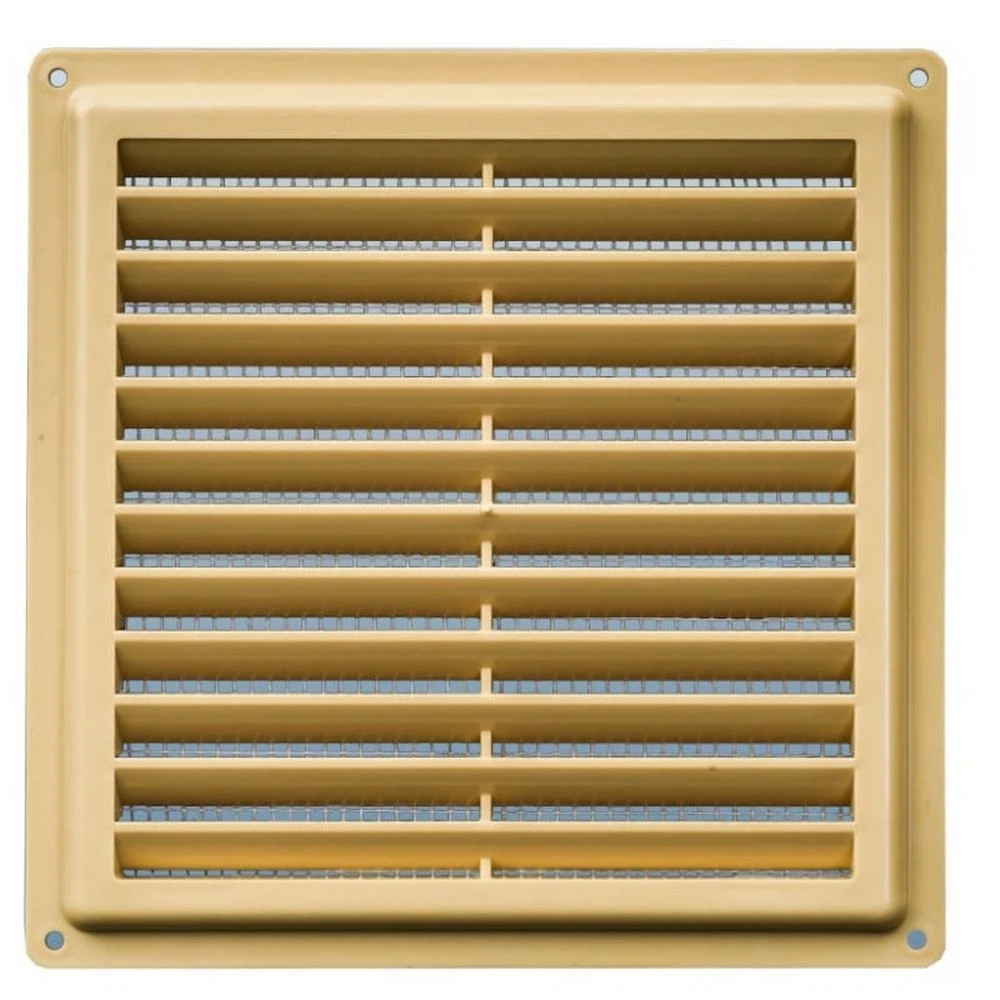 Изображение товара Решетка вентиляционная ПВХ 180*240мм (без фланца) бежевая, моск.сетка, разъёмн., Э1825РБЖ, Эвент