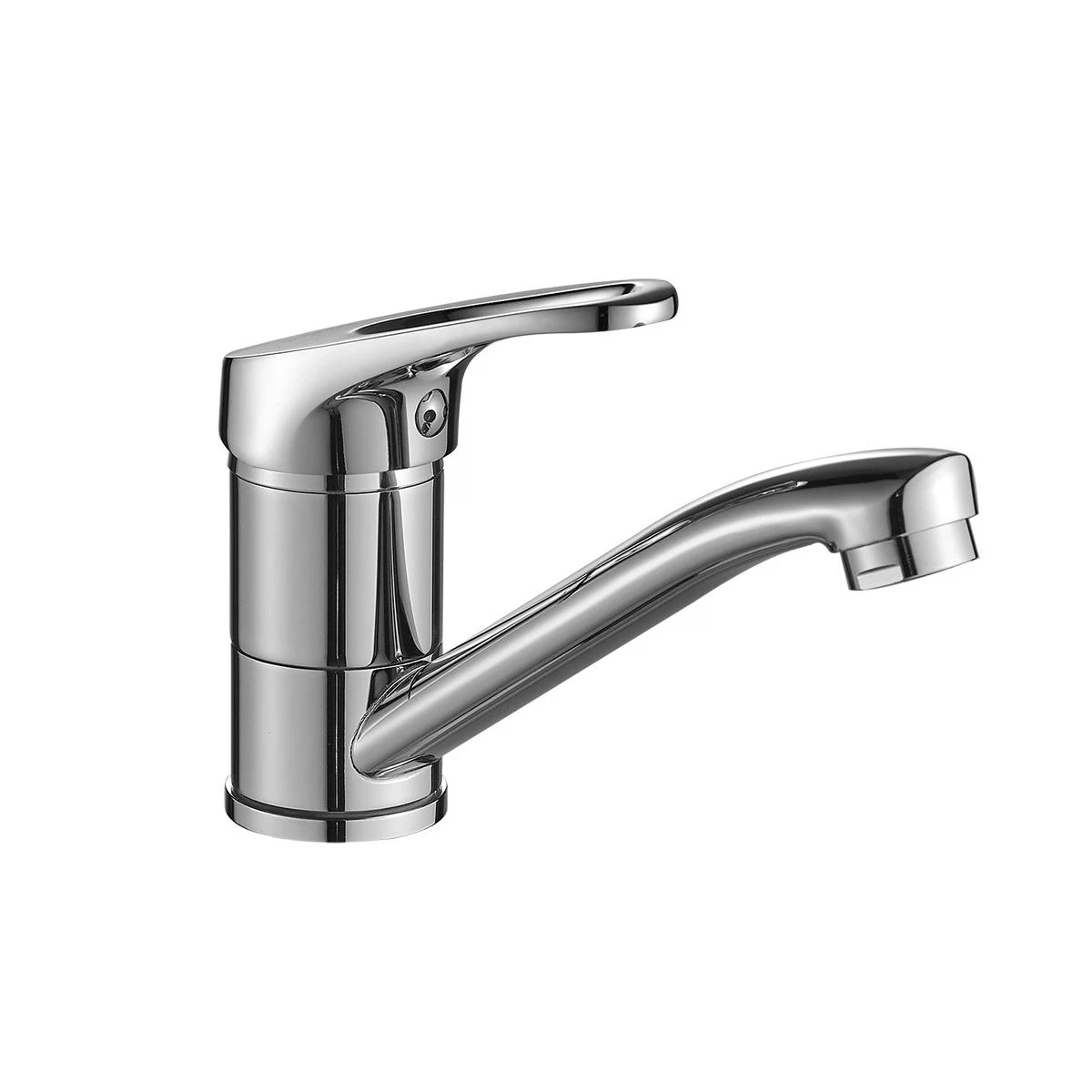 Изображение товара Рычажный смеситель для умывальника Decoroom DR21 хром короткий излив