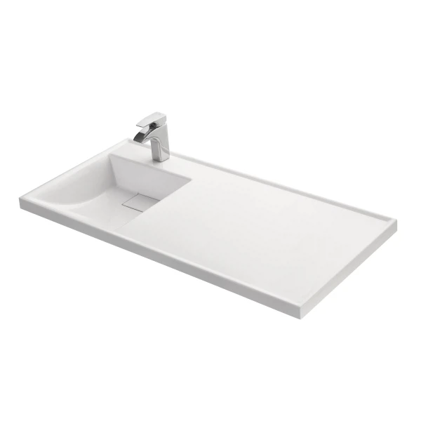

раковина aquaton лондри 1050 белая левая 1a72833klh01l