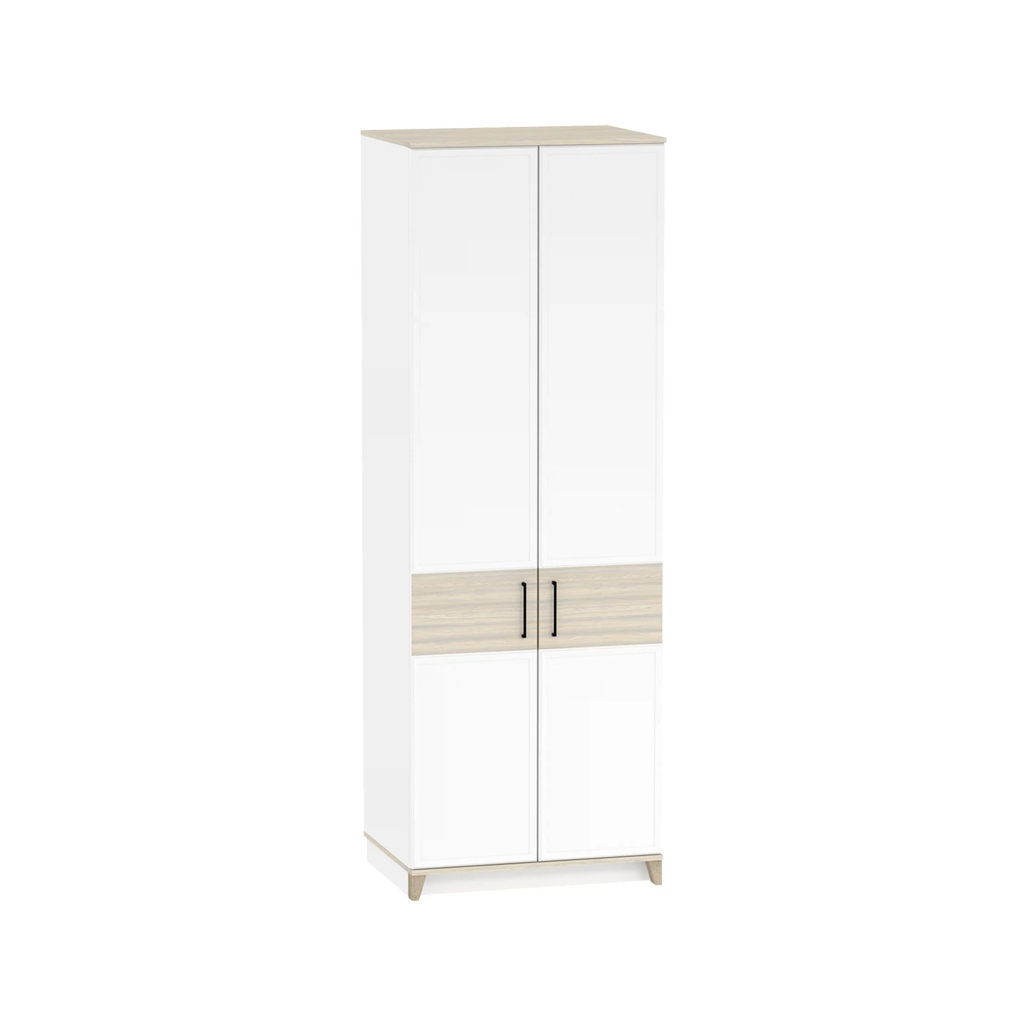 Изображение товара Шкаф распашной Глазов 80 * 230.8 см. МДФ, ЛДСП белый Изображение товара Шкаф распашной Глазов 80 * 230.8 см. МДФ, ЛДСП белый