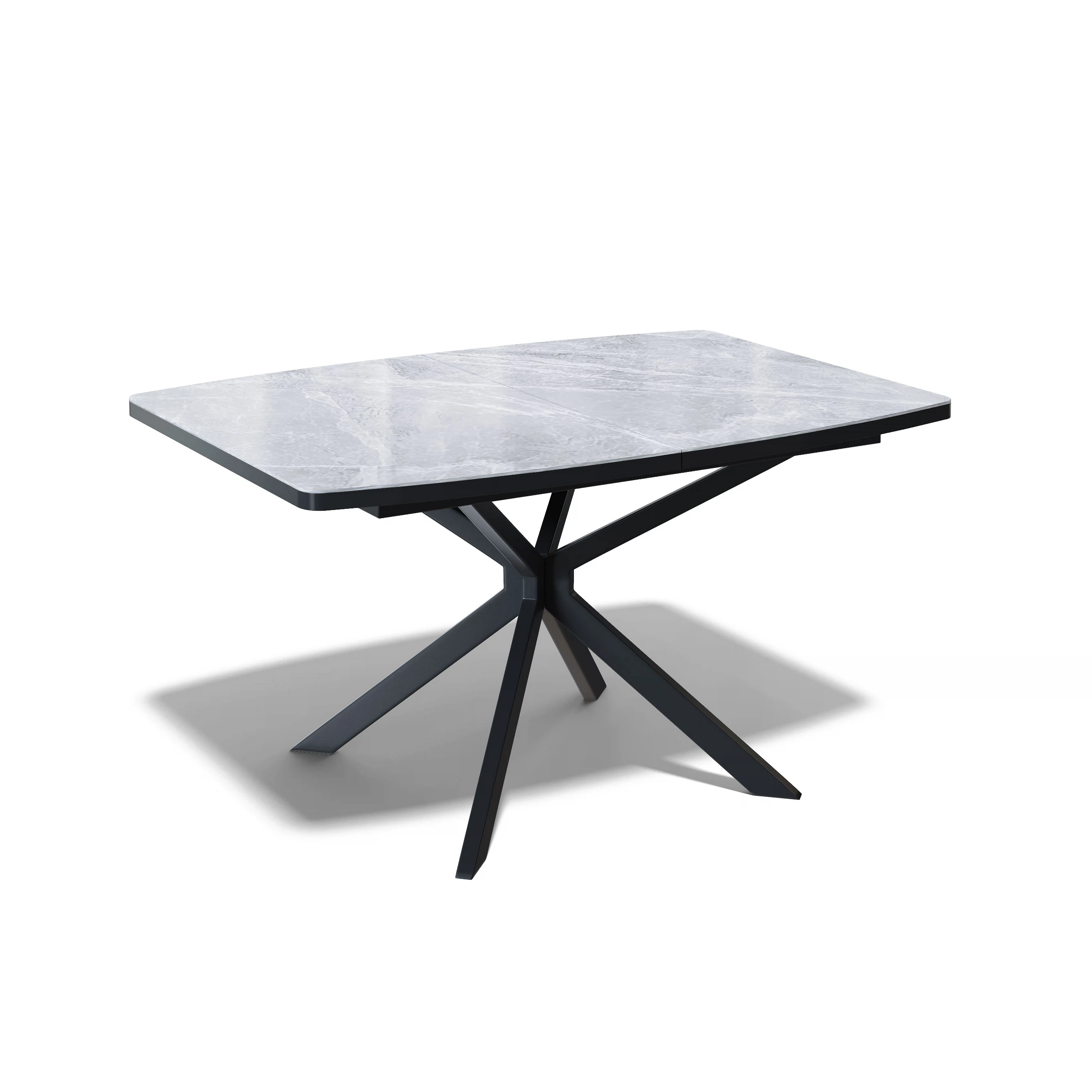 Изображение товара Стол Kenner BR1200, черный/керамика ITALIAN MIDDLE GRAY арт.170193