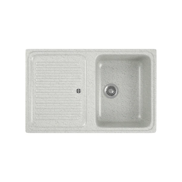

мойка кухонная мраморная greenstone 78x51 grs-78-310 серый
