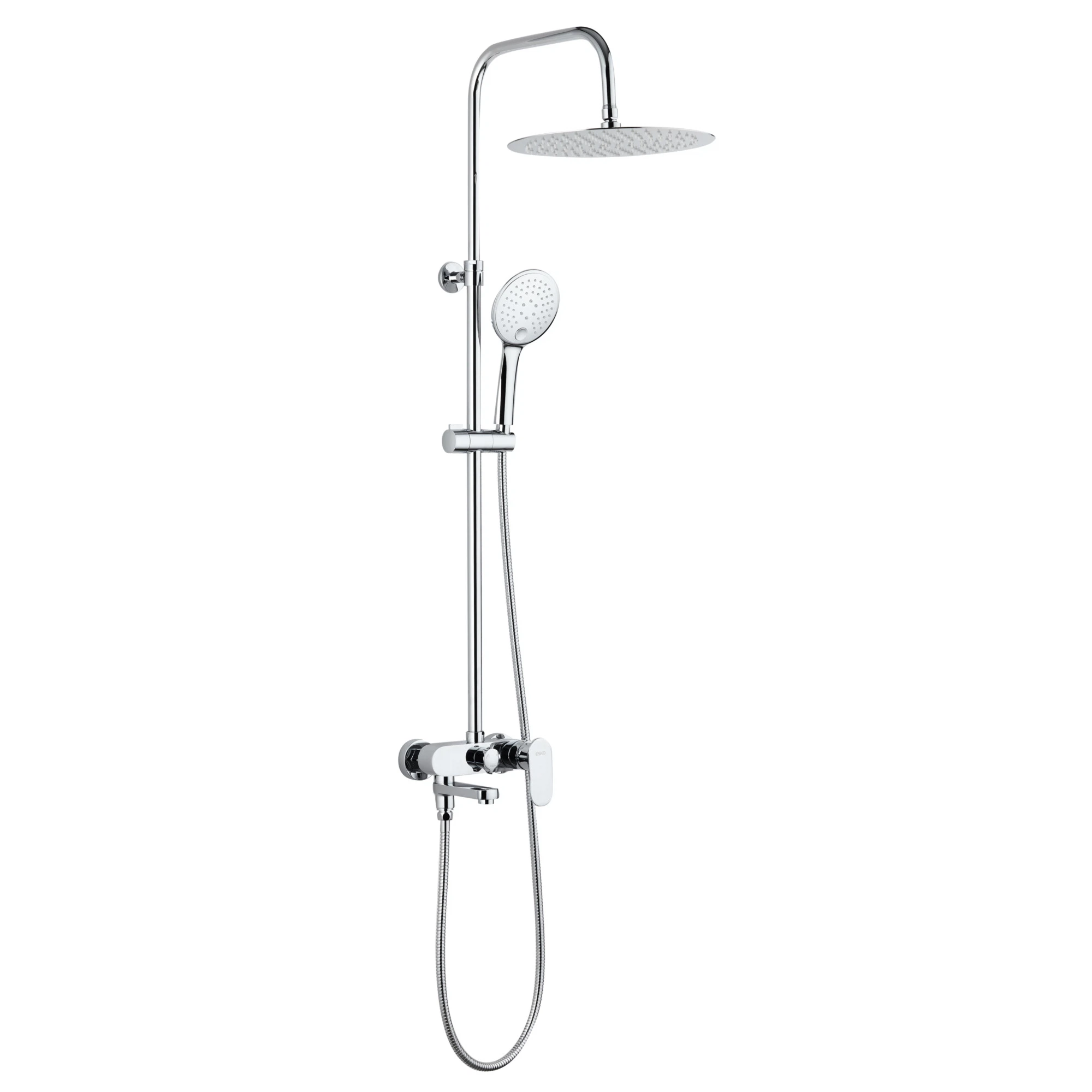 Изображение товара Душевой комплект со смесителем ESKO Eco system Хром, ST300