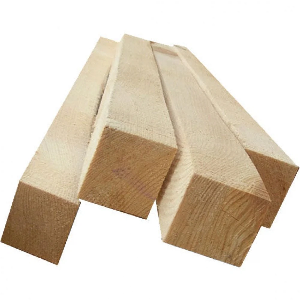 Изображение товара Брусок строганный сухой, хвоя, 45 х 45 х 3000 мм сорт АВ