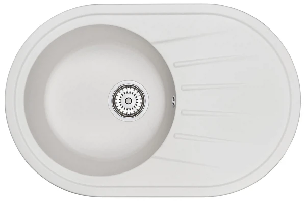 

мойка гранитная granula 760*500 st-7601 белый