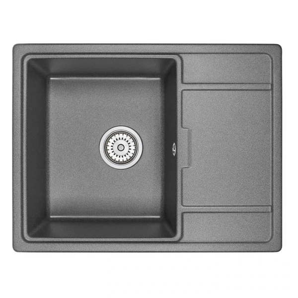 

мойка гранитная granula 650*500 gr-6503 черный