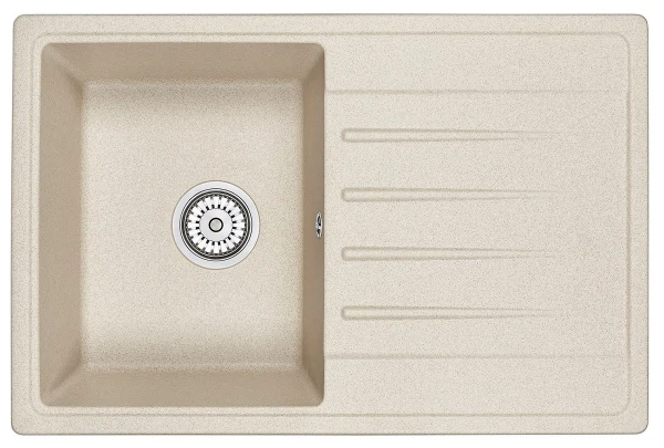 

мойка гранитная granula 760*500 st-7602 бежевый