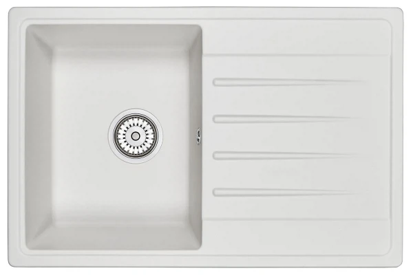 мойка гранитная granula 760*500 st-7602 белый