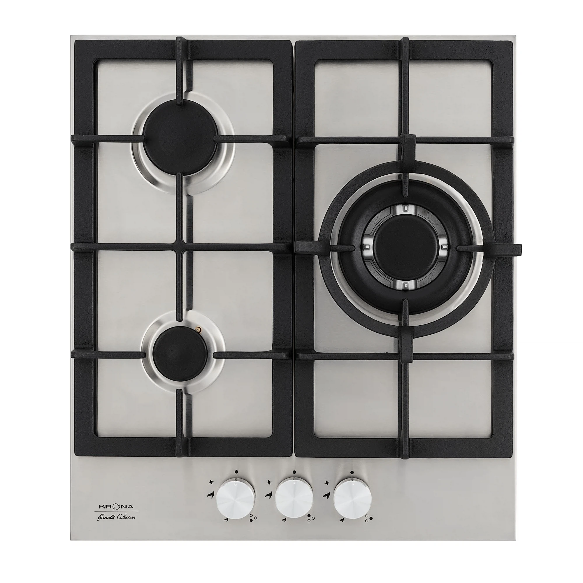 Изображение товара Встраиваемая газовая варочная поверхность Krona TORDO IX 3 конфорки, механика