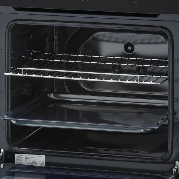 духовой шкаф электрический 60см черный krona sera 60 bl