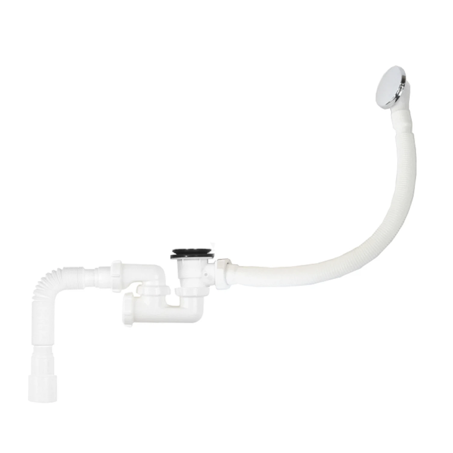 Изображение товара Сифон для ванны с переливом-автоматом Aquant V672-18-MR