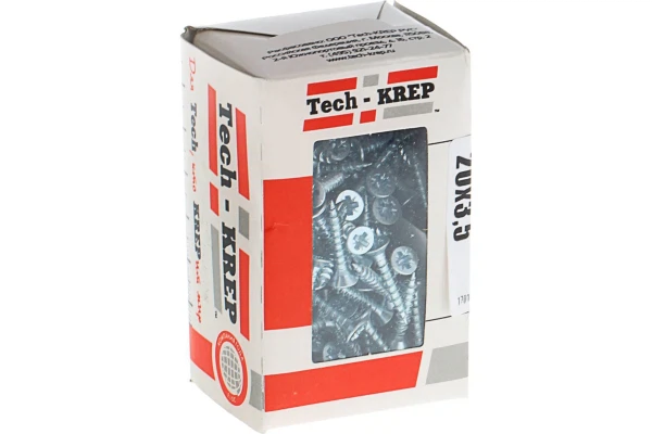 

саморезы универсальные 20х3,5 мм (200 шт) оцинкованные tech-krep 102169