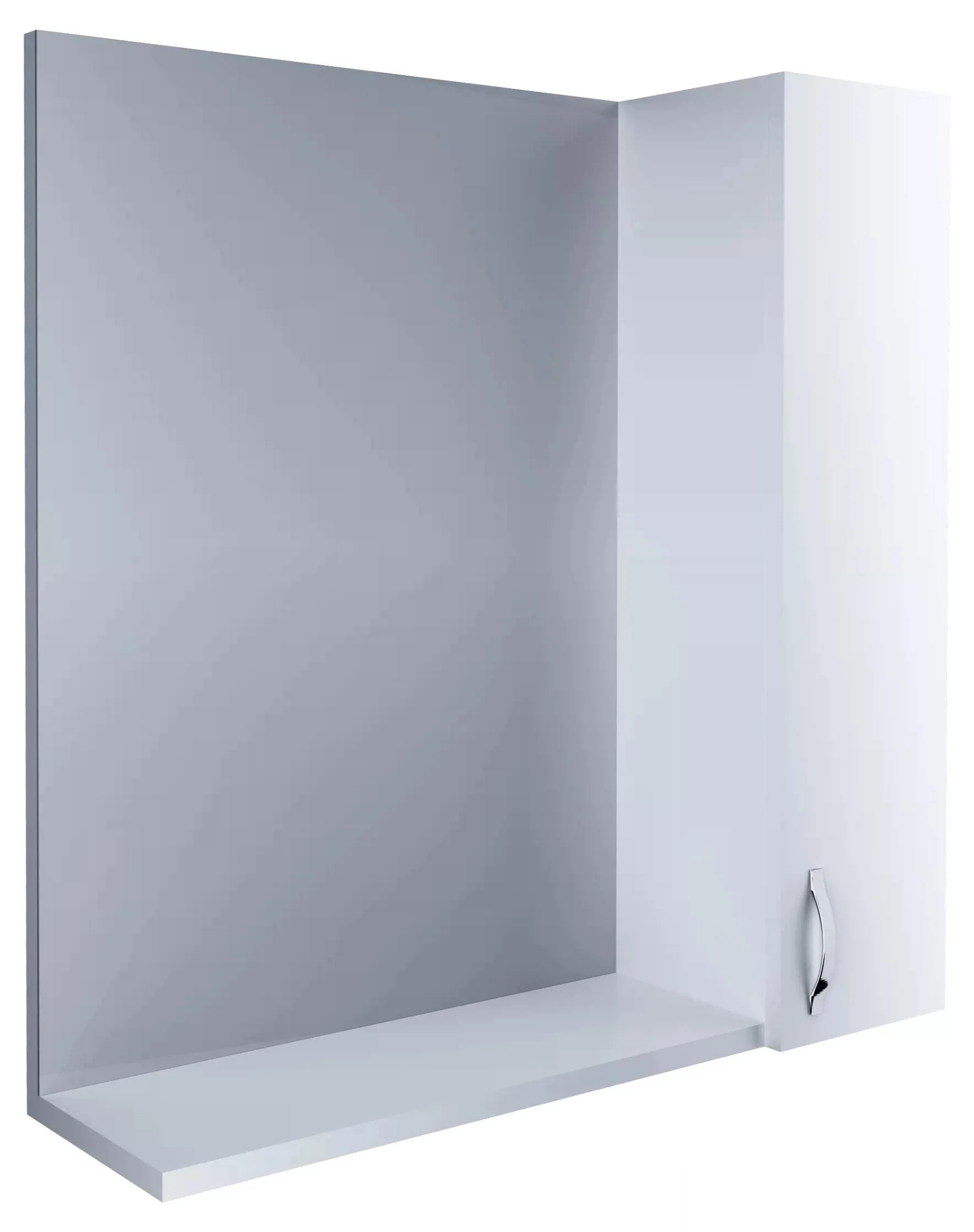 Изображение товара Зеркальный шкаф для ванной 1Marka Вита 65 Белый глянец У26206