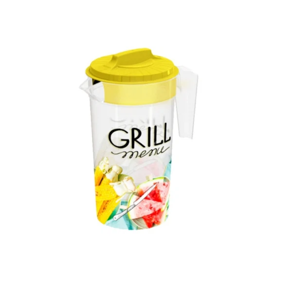 

кувшин grill menu 1.2л с крышкой polimer, С рисунком