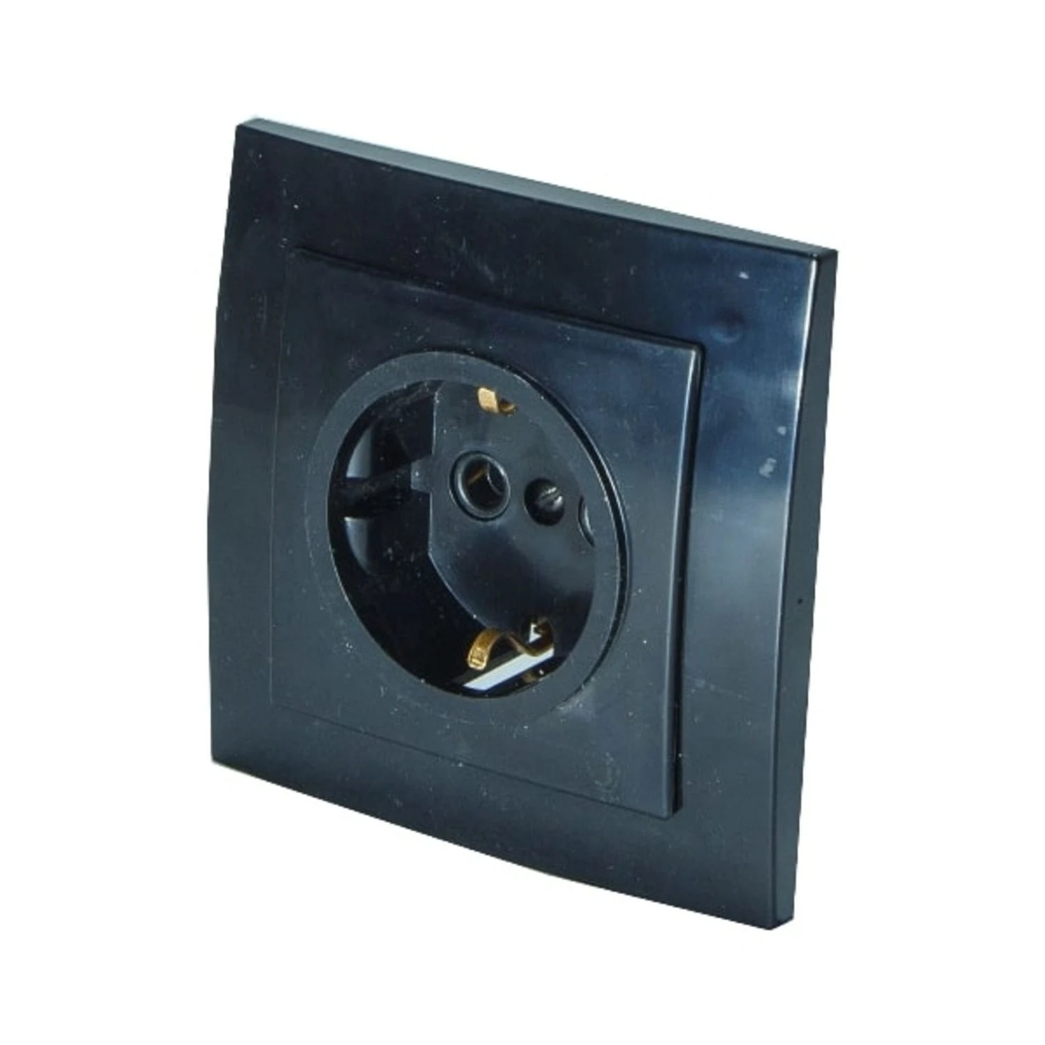 Изображение товара Штепсельная розетка скрытая установка 1 пост черная СВЕТ Пилот EV0312EV0354-6211