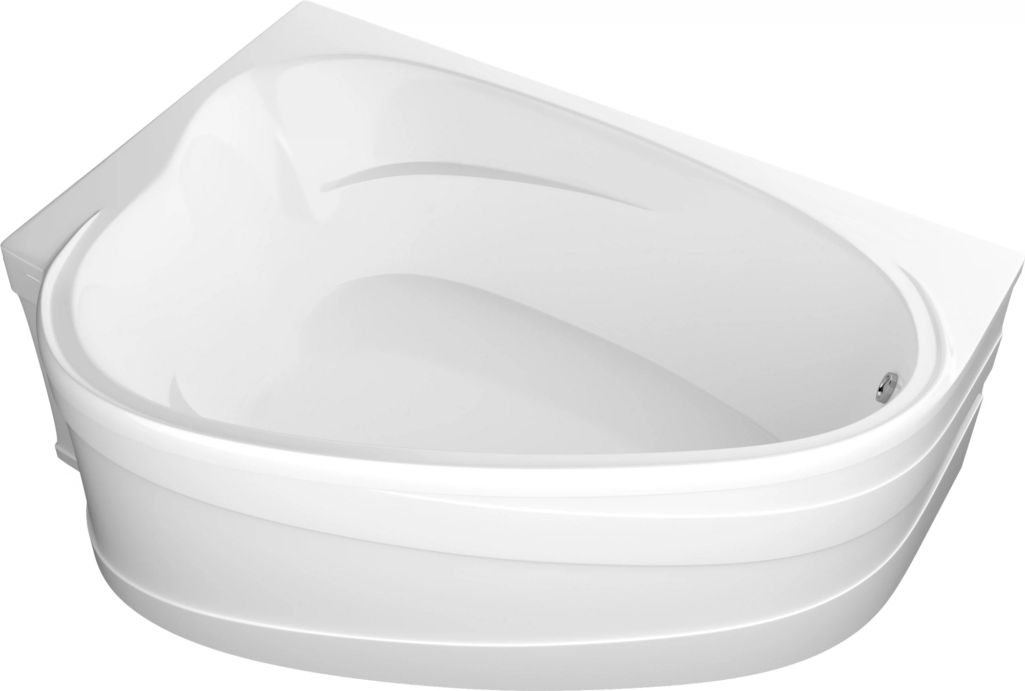 Изображение товара Акриловая асимметричная ванна Marka One LOVE 185x135 левая с гидромассажем