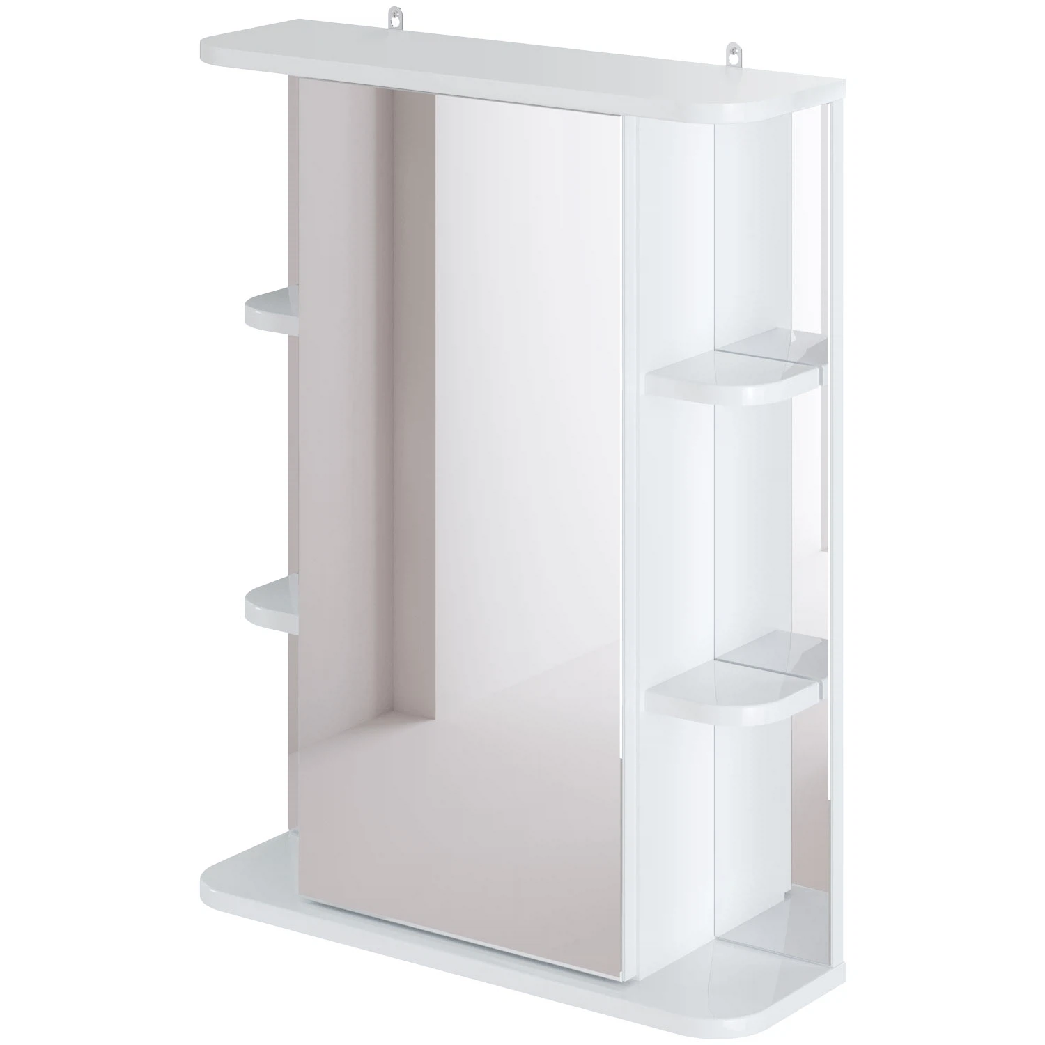 Изображение товара Зеркало-шкаф для ванной комнаты Ika 55, Белый глянец, 550*171*720мм. 46271890870