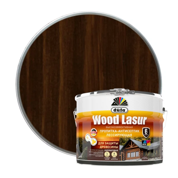 

пропитка dufa wood lasur палисандр 9л