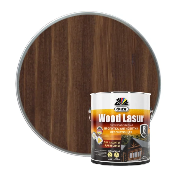 

пропитка dufa wood lasur орех 2,5л