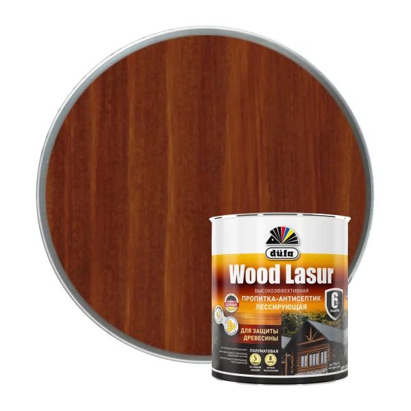 

пропитка dufa wood lasur махагон 0,9л