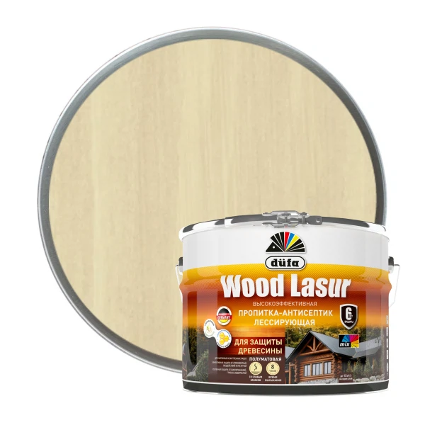 

пропитка dufa wood lasur бесцветная 9л, Бесцветный