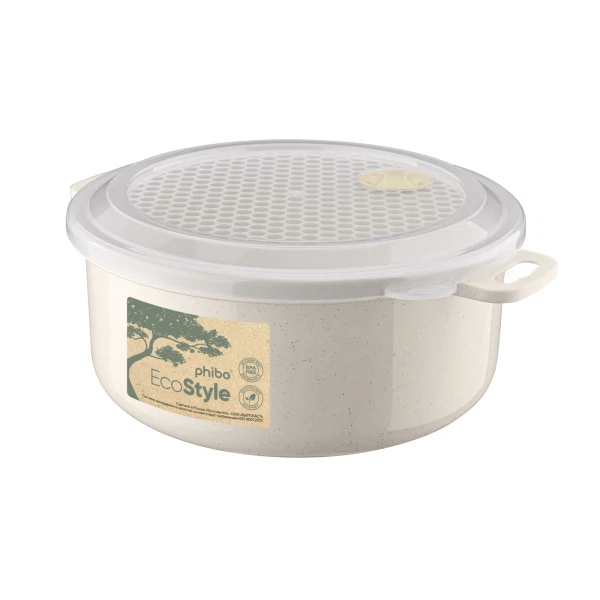 Фото Ёмкость для хол-ка и микроволновой печи 0,9л phibo зеленый флэк 431159536