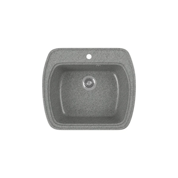 

мойка кухонная мраморная greenstone 57x50 grs-11-309 темно-серый