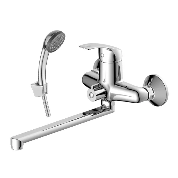 

смеситель для ванны однорычажный decoroom dr71 dr71043, Хром