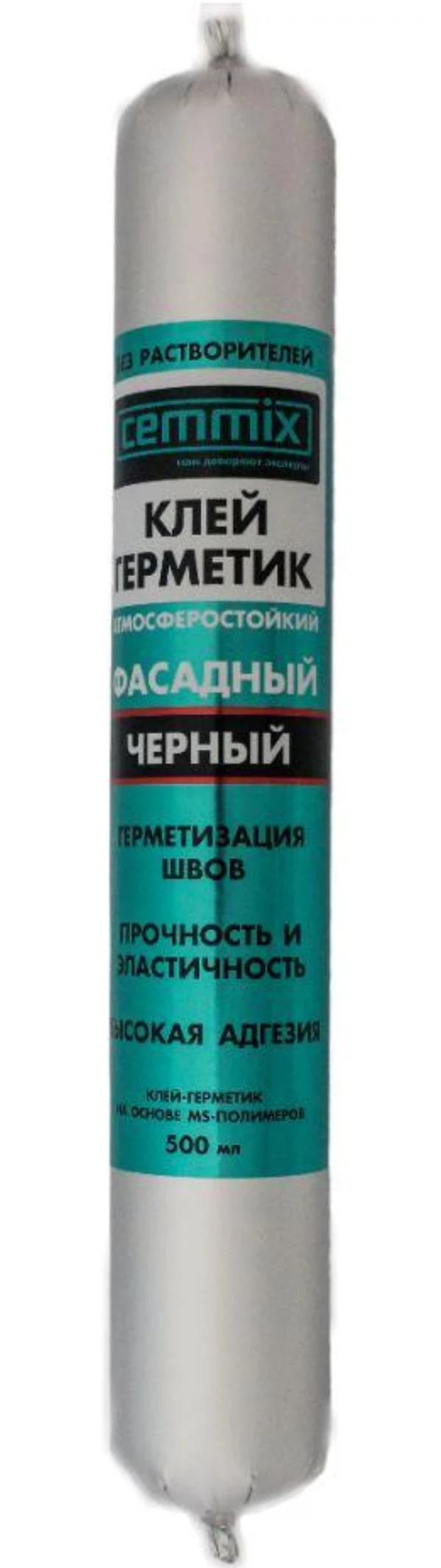 

клей-герметик cemmix для фасадов черный 500мл