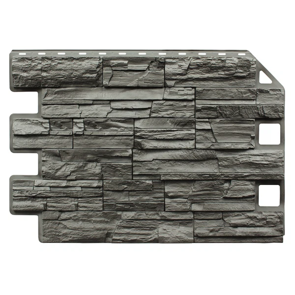

фасадная панель royal stone, скалистый камень квебек 905х620 мм