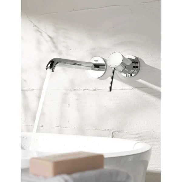 

смеситель для умывальника однорычажный grohe essence new 19967001, Хром