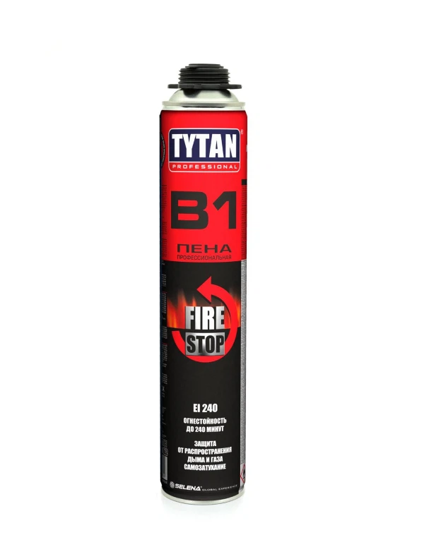 

пена монтажная tytan professional профессиональная b1 огнестойкая 750 мл.