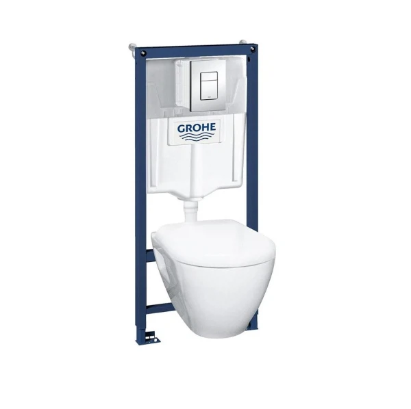 

комплект инсталляция и унитаз подвесной grohe rapid sl 39186000