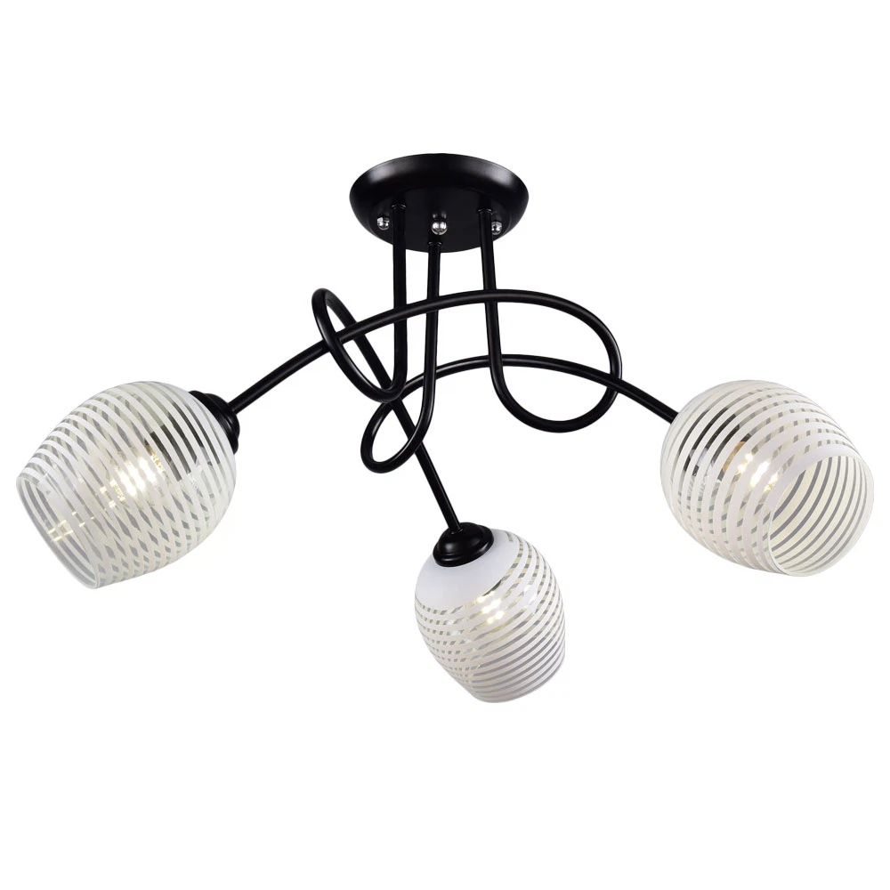 Изображение товара Потолочная люстра РОССвет 3xЕ27 Современная стильная для дома