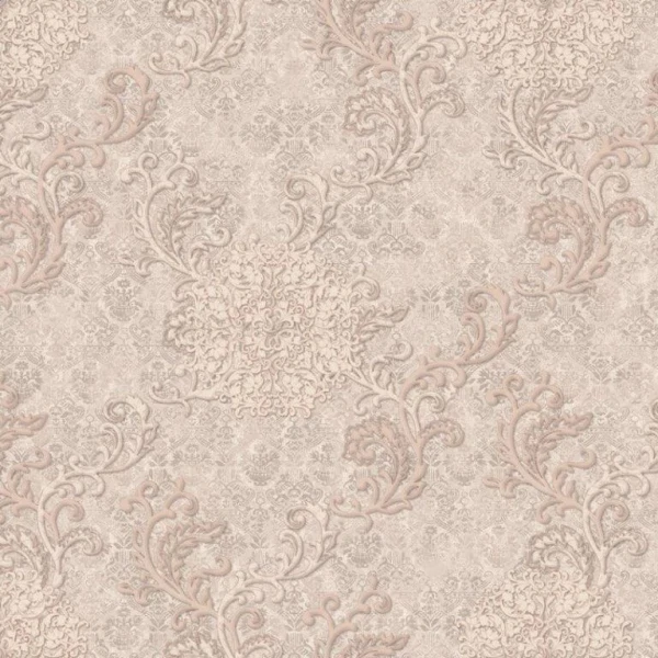 обои 7115-01 marco euro decor флизелин 1,06*10,05м дамаск бежевый