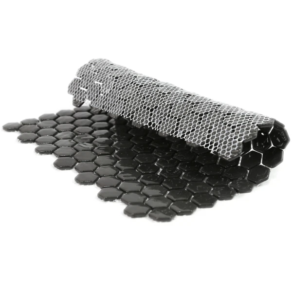 

мозаика natural стеклянная черный 29*29 stp-bk001-hex