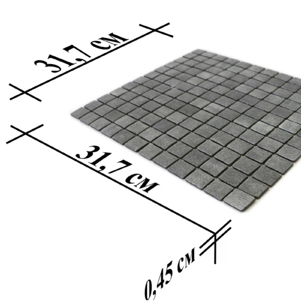 

мозаика natural стеклянная серый 31,5*31,5 stp-gr009, Серая