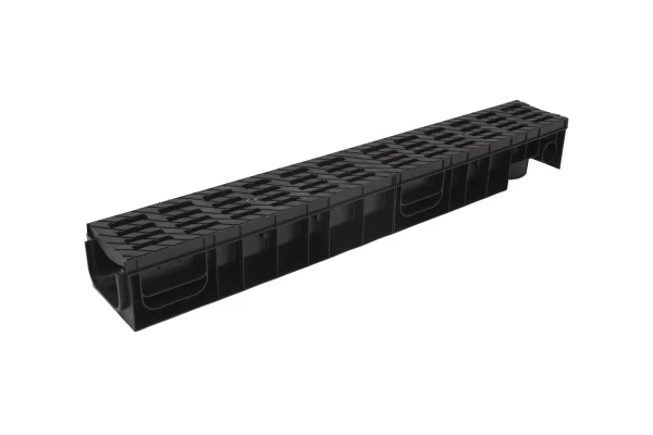 

лоток с решеткой ecoteck medium, цвет черный, 100 х 15 х 11 см