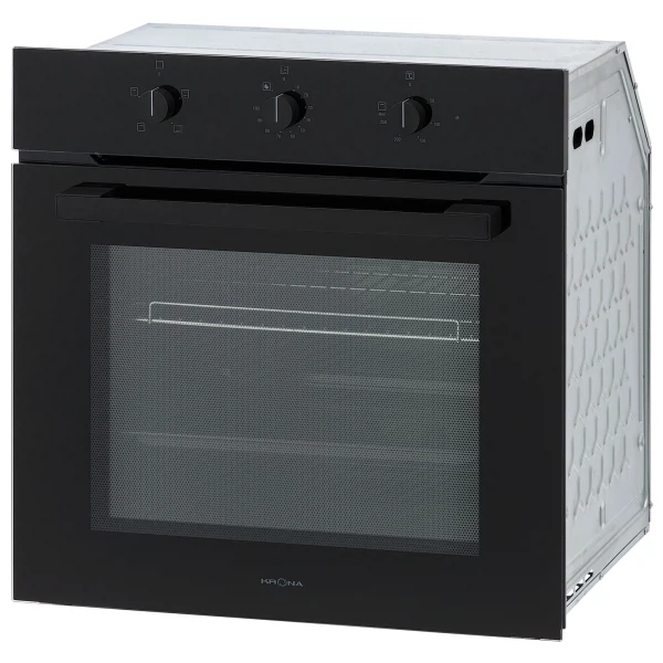 духовой шкаф электрический 60см черный krona sera 60 blbl