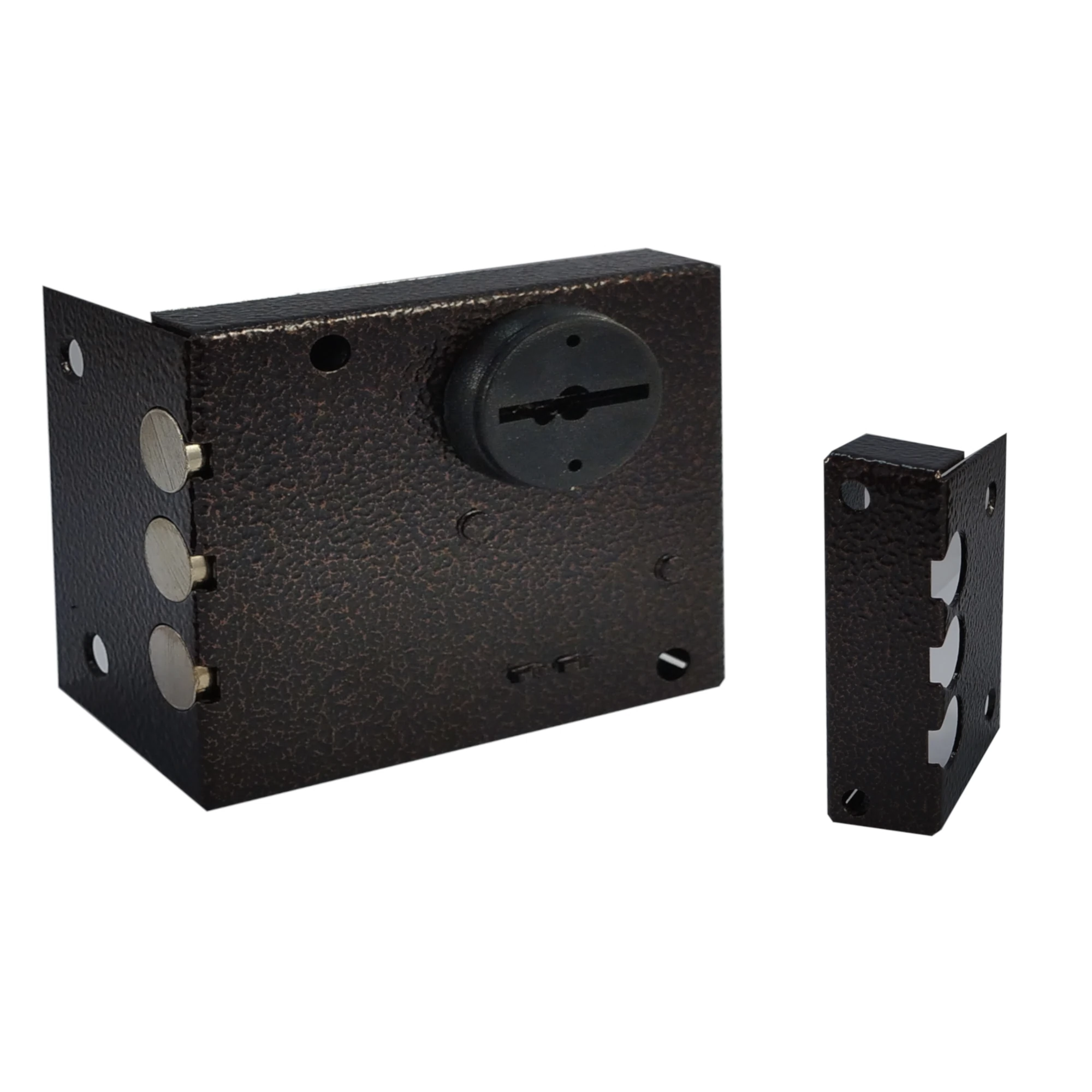 Изображение товара Замок накладной ЭЛЬБОР 1.04.61 КМА с сувальдным механизмом