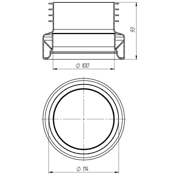 

манжета для унитаза aquant m0210-60-mr 110