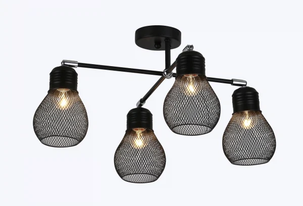 

люстра market fr5069pl-04b, Черный