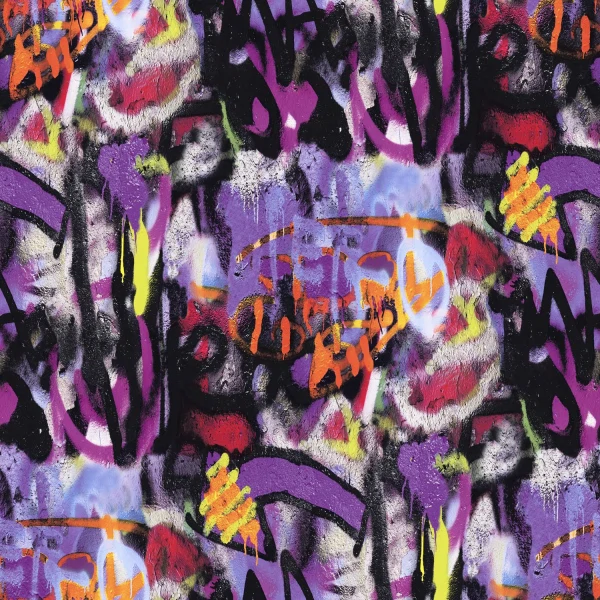 Фото Обои 60404-05 erismann neon флизелин 1,06*10,05м детские/подростковые фиолетовый