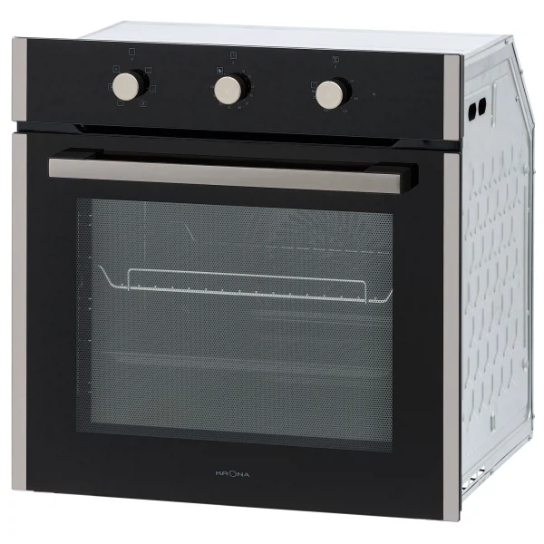 духовой шкаф электрический 60см черный krona attimo 60 s