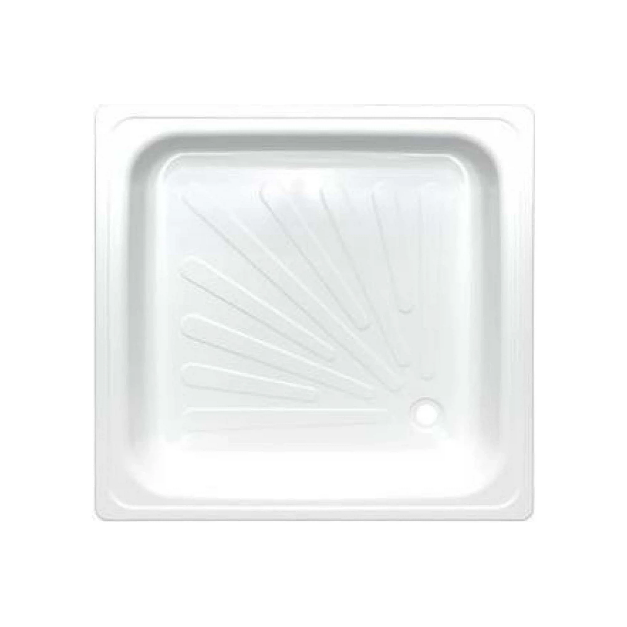 Изображение товара Душевой поддон ВИЗ Antika 80x80x15 сталь низкий квадратный с антискользящим рельефом