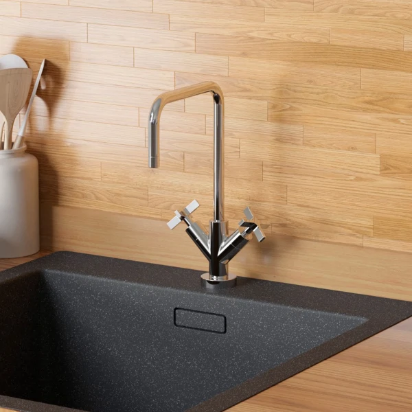 Фото Смеситель для кухни вентильный paini lemon 83cr572km